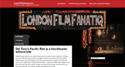 Desktop Screenshot of londonfilmfanatiq.com